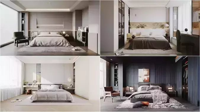 Bedroom Collection 07 For Unreal Engine