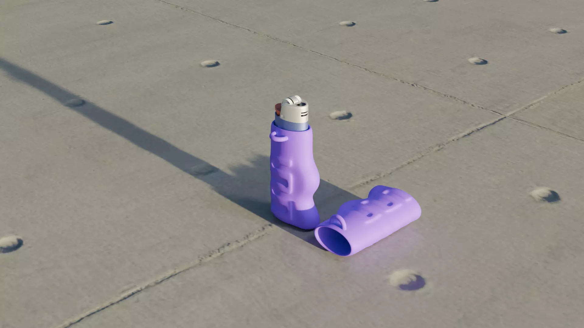 Bic lighter case 3D print model