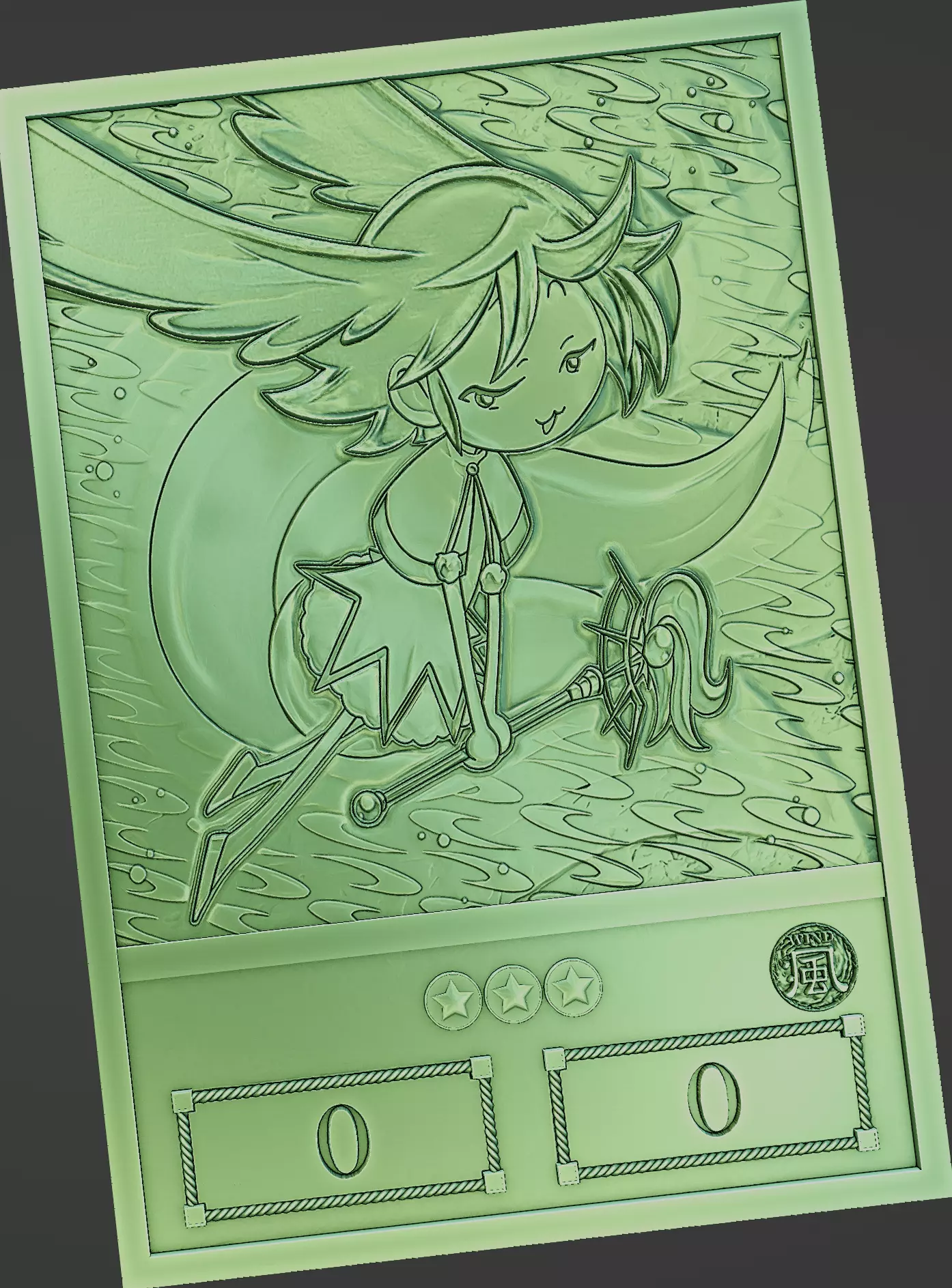 Fortune Fairy Hu - yu-gi-oh Free 3D print model