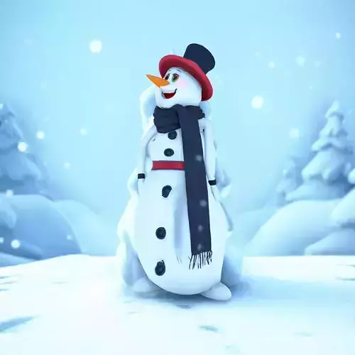 Festive Snowman model pack