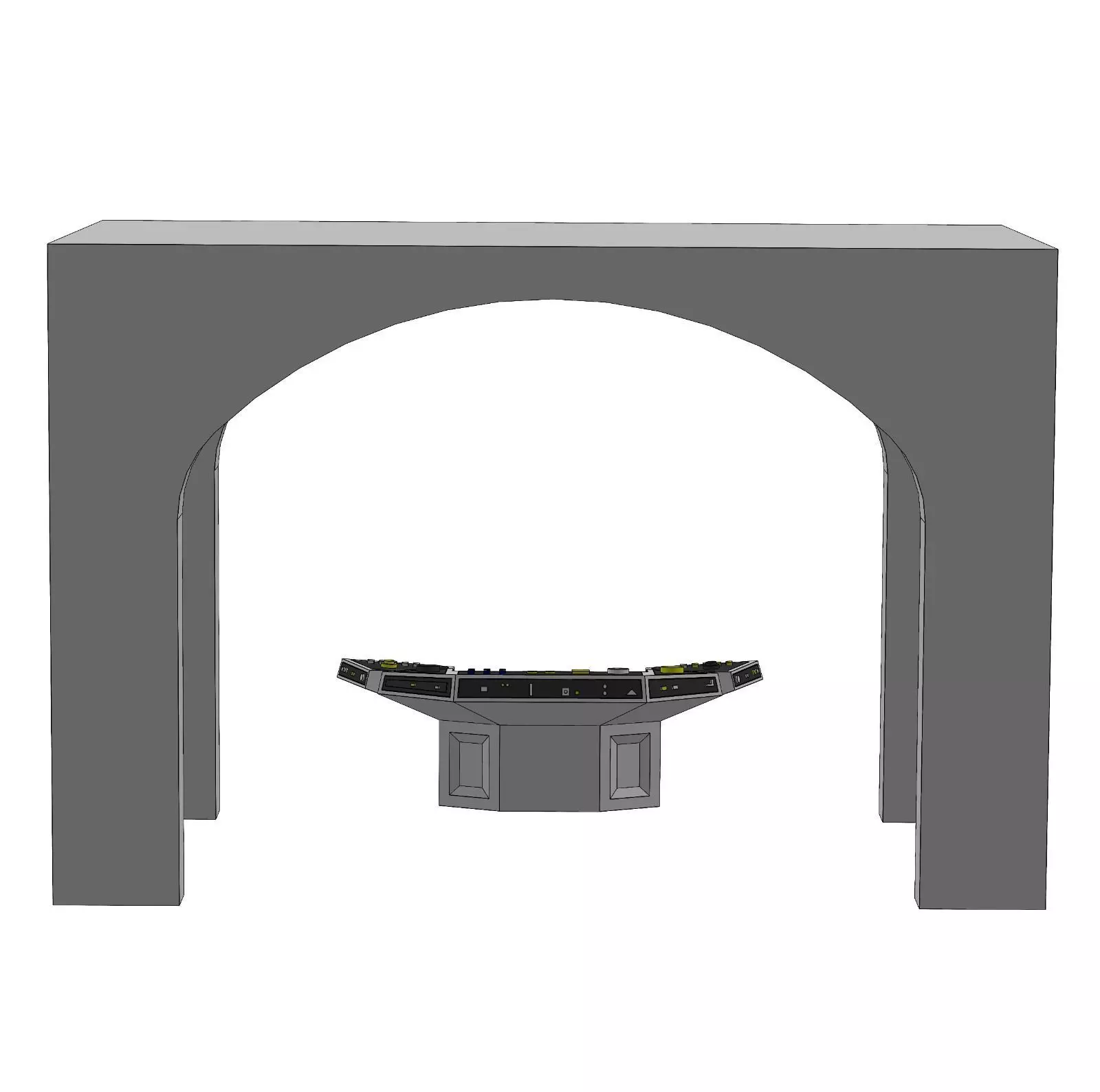 Reporter Checkpoint in Galactic Senate Building 3D print model