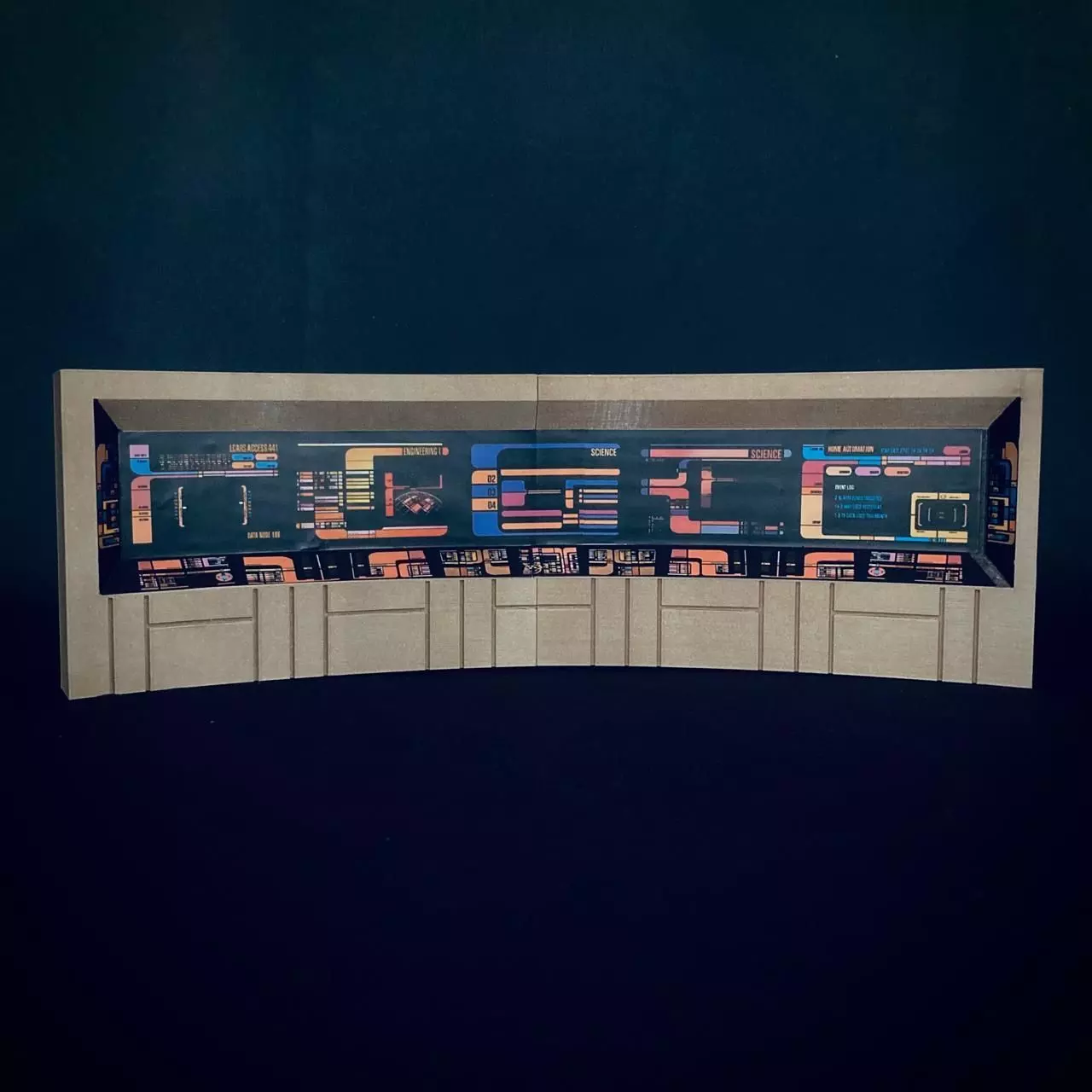 Star Trek USS Odyssey Bridge Large Controller Station 3D print model
