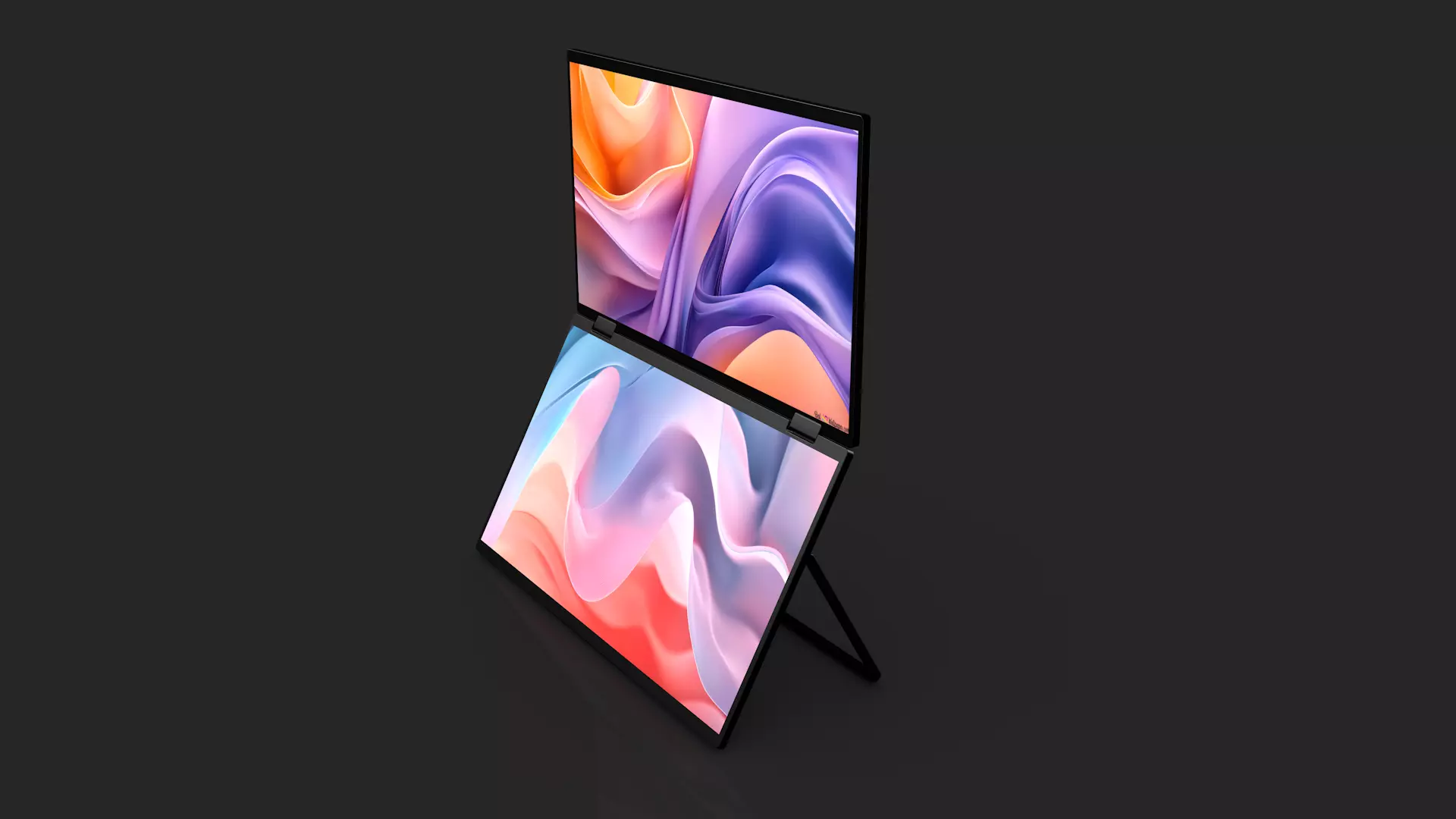 Dual Monitor 3D model