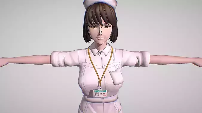 Hanayo Nasu - Nurse At Central Hospital - AI The Somnium Files