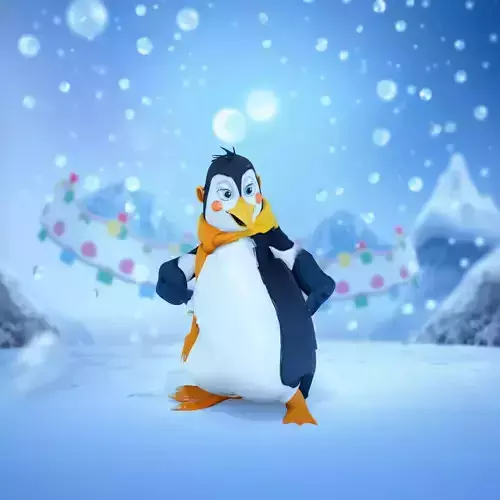 Playful Penguin model pack