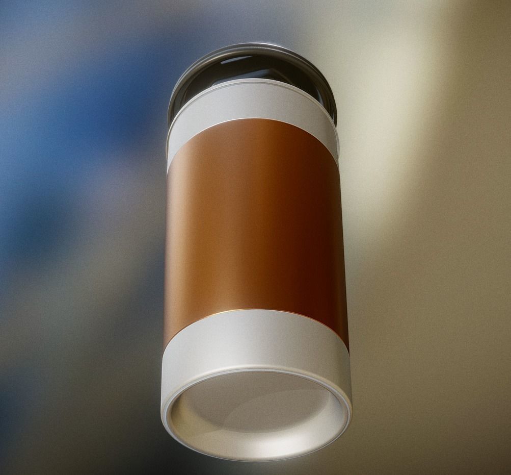 Coffee To Go Cup Pack - Gameready - PBR Textures Low-poly 3D model_18