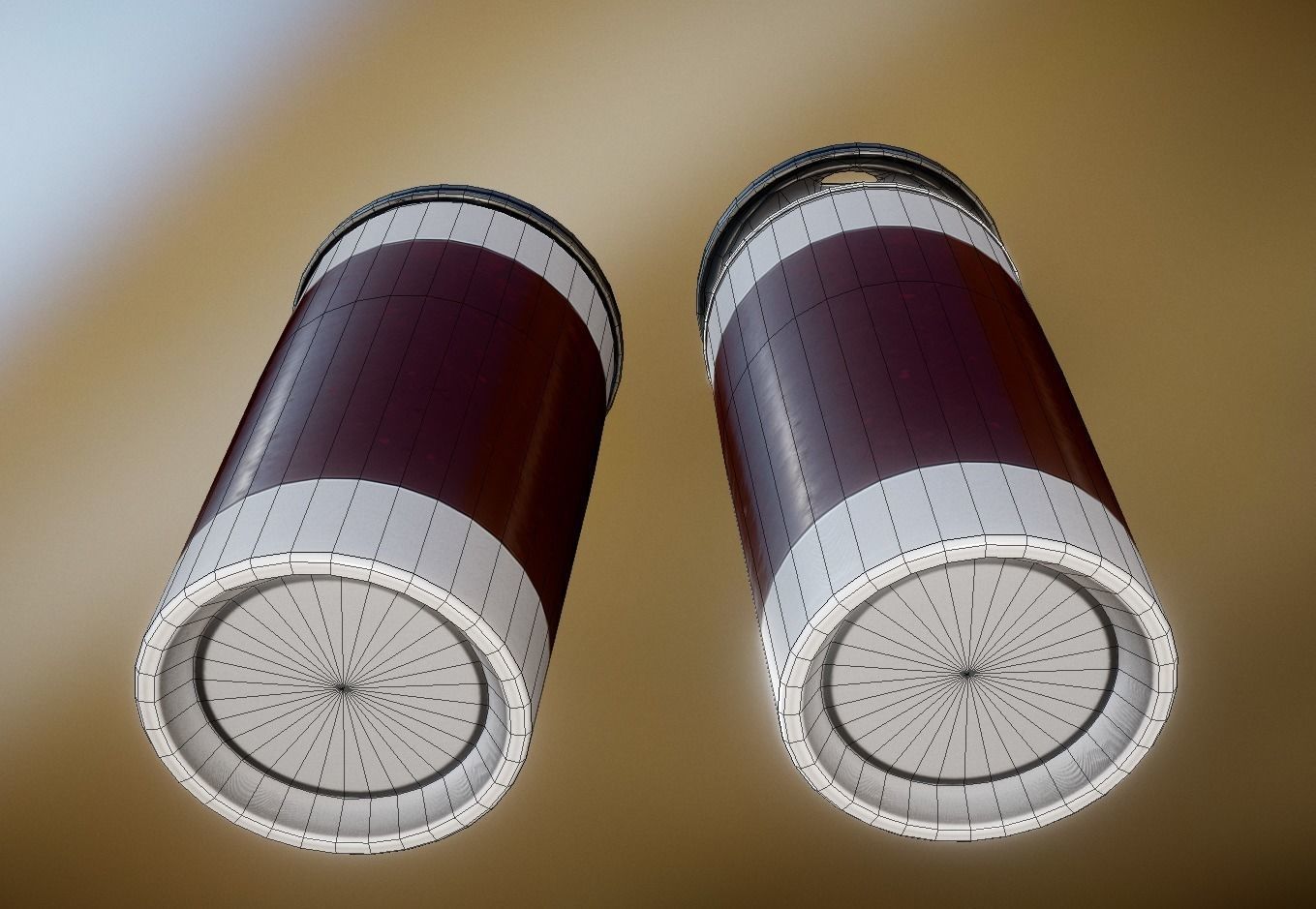 Coffee To Go Cup Pack - Gameready - PBR Textures Low-poly 3D model_30