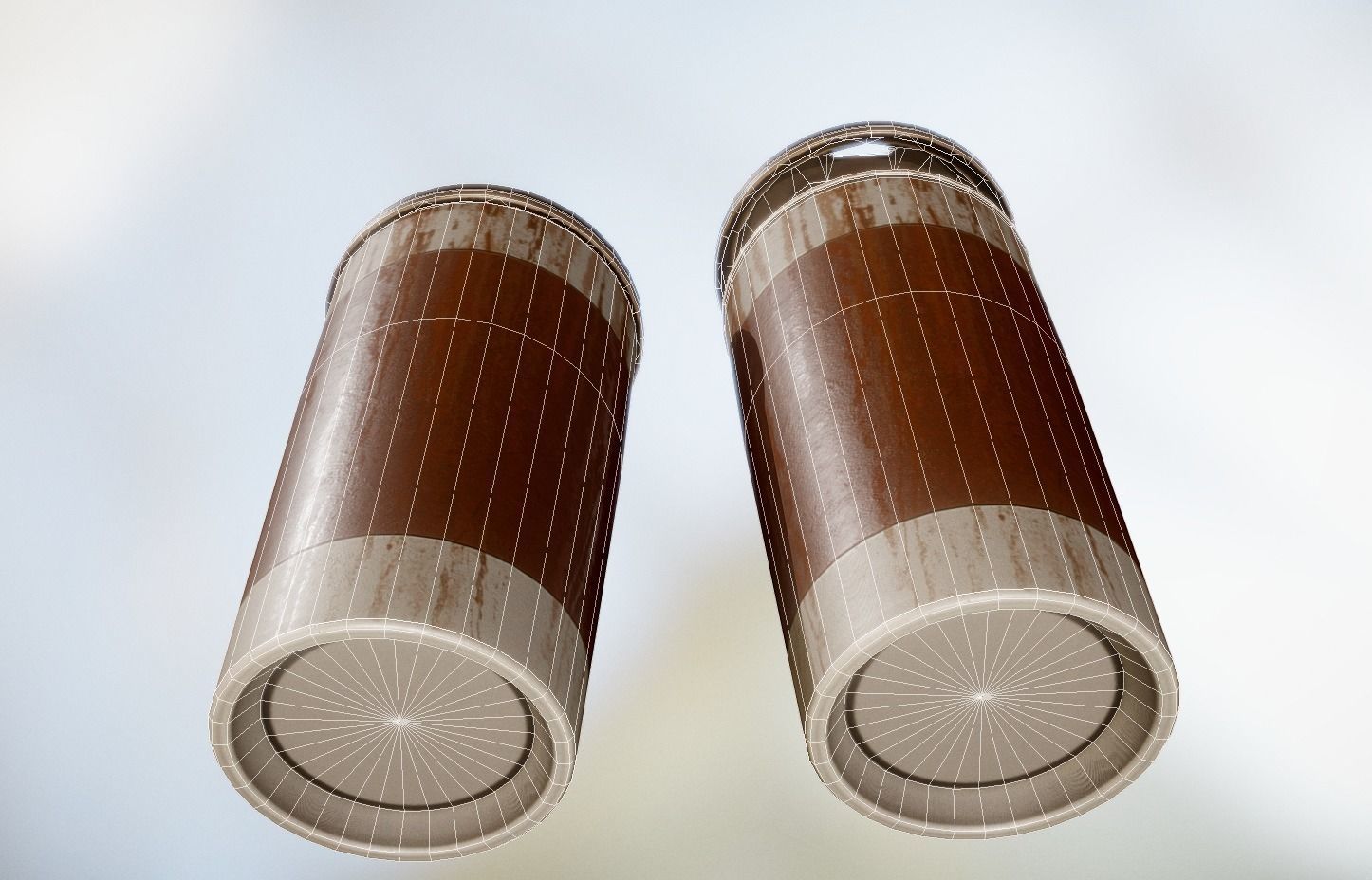 Coffee To Go Cup Pack - Gameready - PBR Textures Low-poly 3D model_29