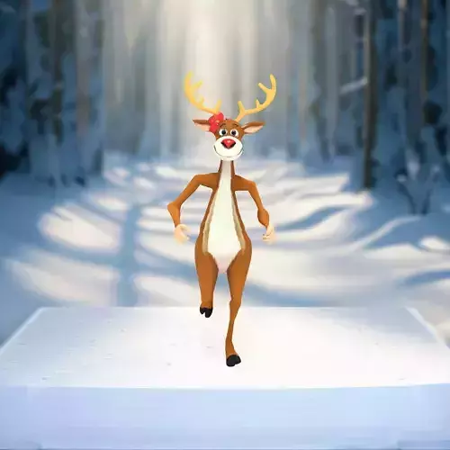 Charming Reindeer Character model pack