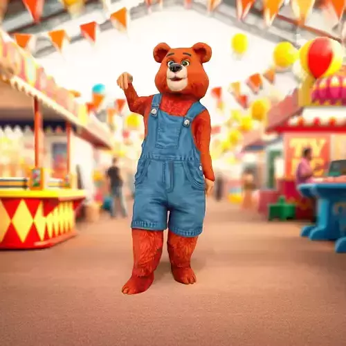 Warm Teddy Bear model pack