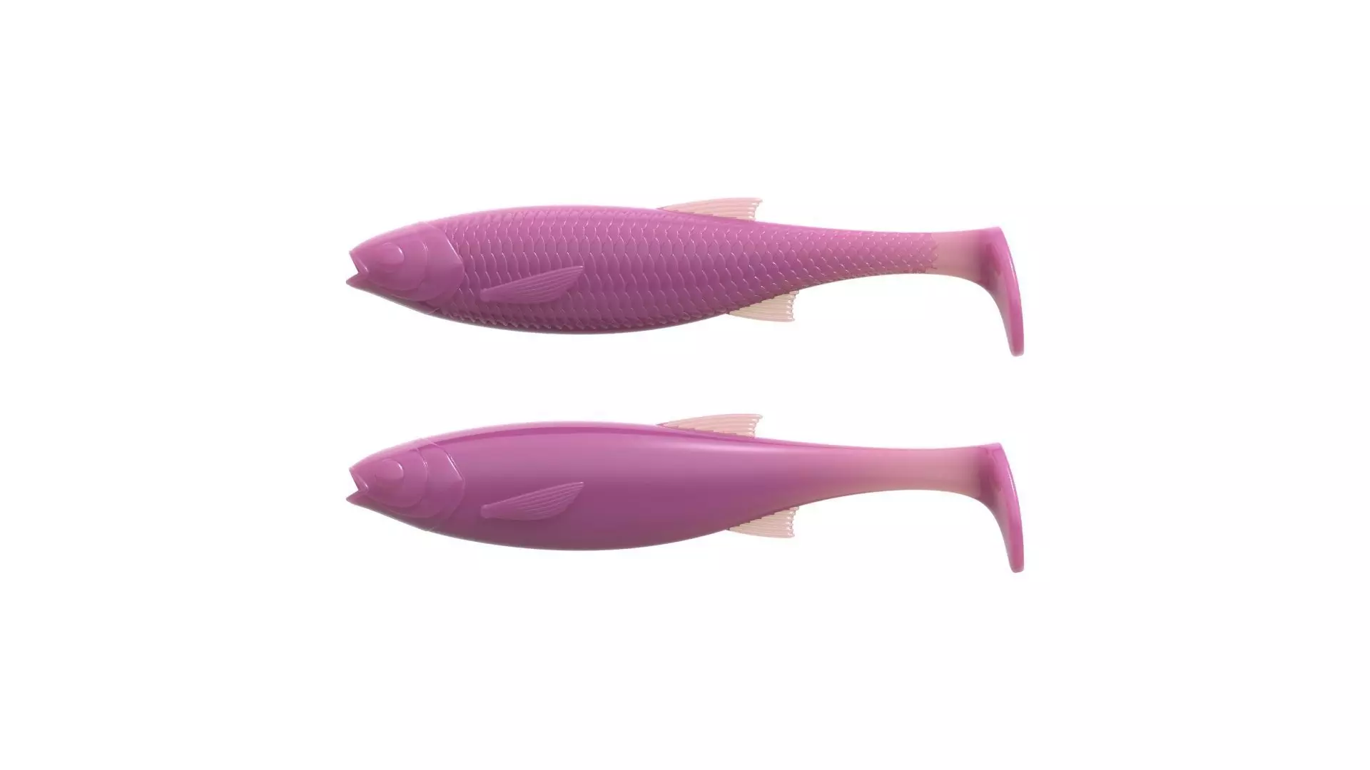 Soft Fishing Lure - Long-Bodied Roach 160mm 3D print model