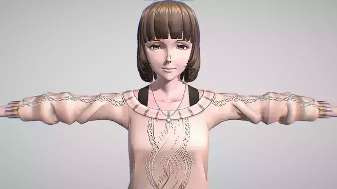 Hitomi Sagan -  2 Skins Included - AI The Somnium Files