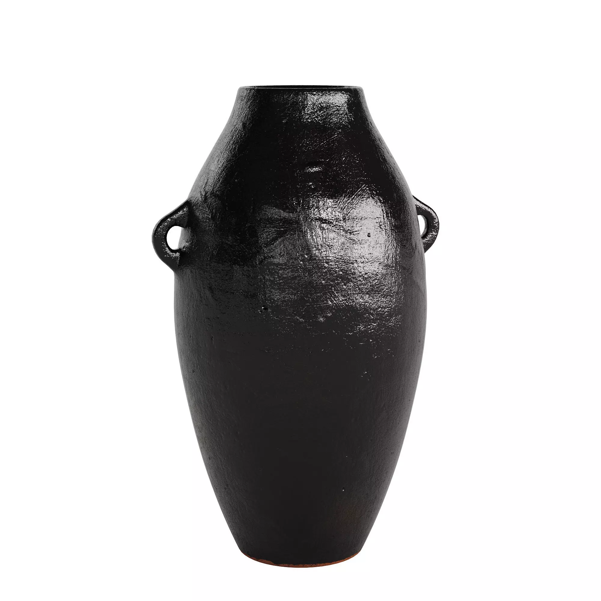 Artisan Handcrafted Terracotta Vase 3D model