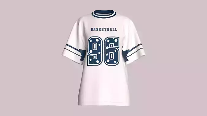 Girls Basketball Tshirt - Mesh V2