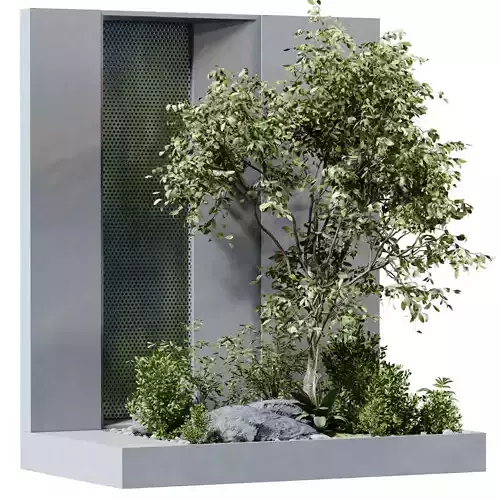 green courtyard set 836