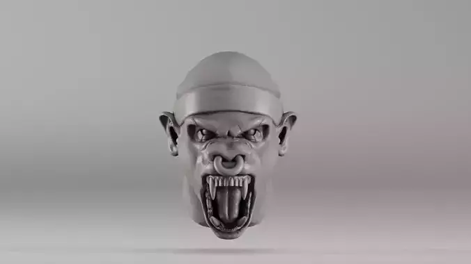 S00068 Ferocious Monster Head