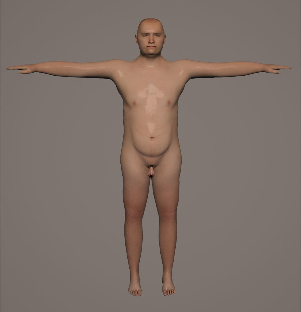 Average guy 3D model_5