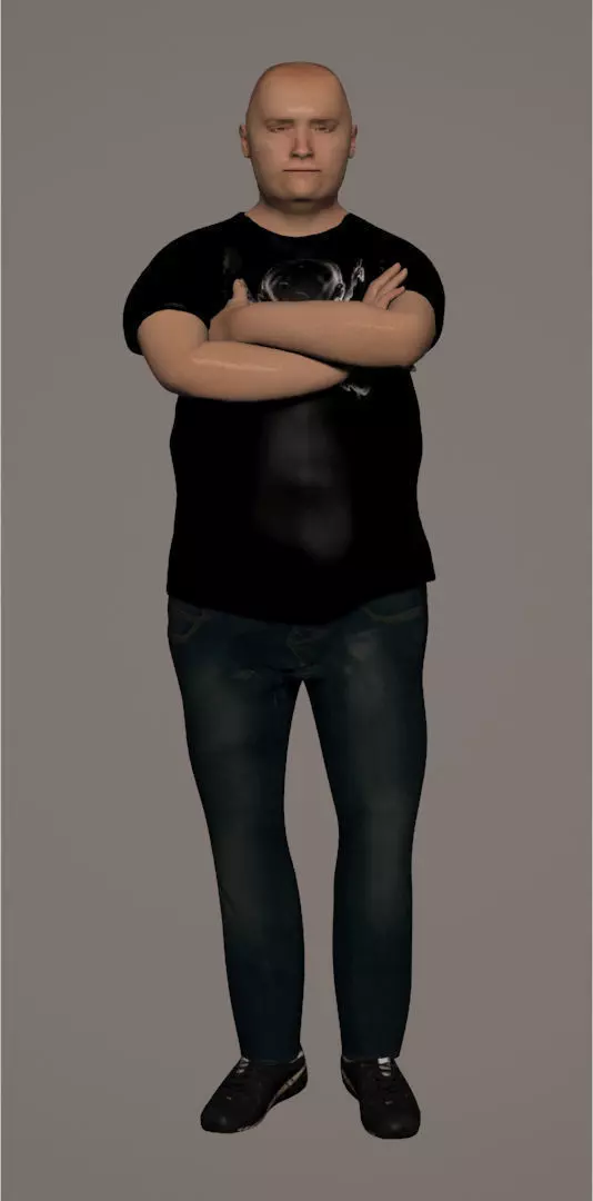 Average guy 3D model_0