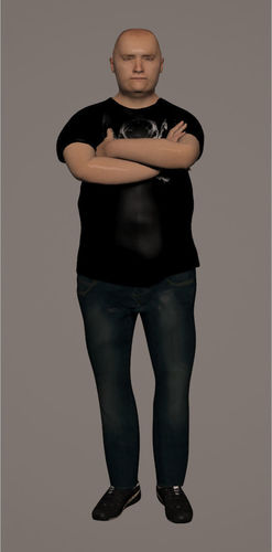 Average guy 3D model