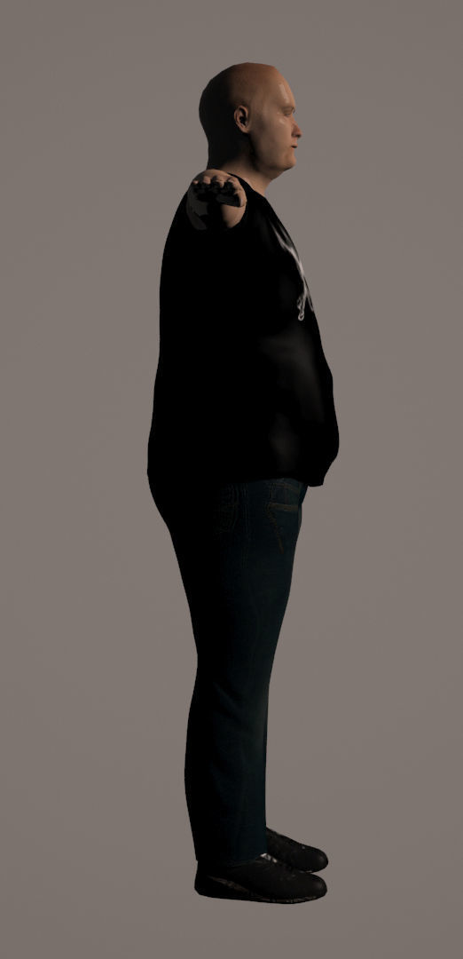 Average guy 3D model_2