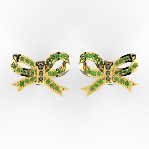 Bow earrings