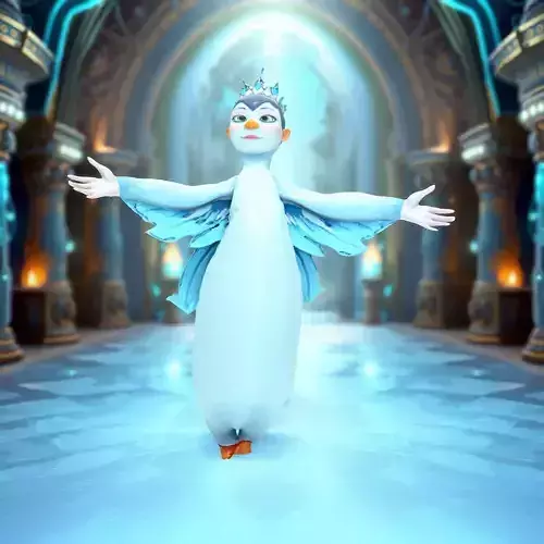 Frosty Penguin Princess model pack