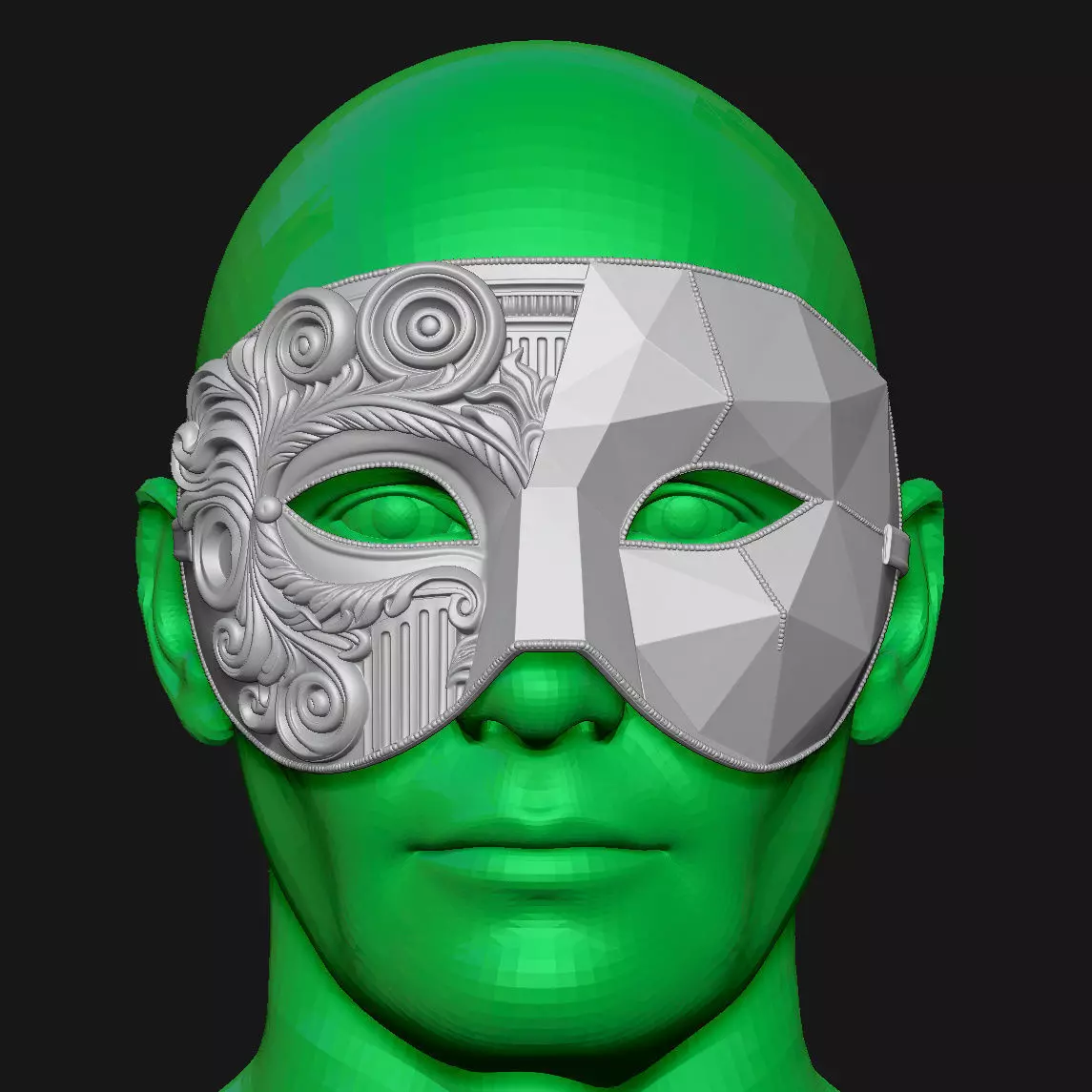 cosplay mask 3D print model