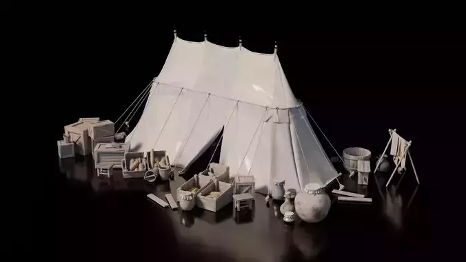 Medieval Bazar - Stall Tent 1