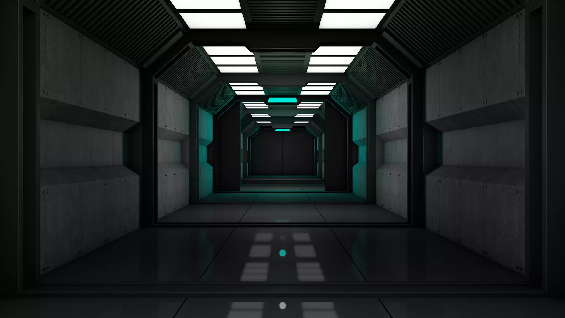 Sci Fi Corridor 3D model