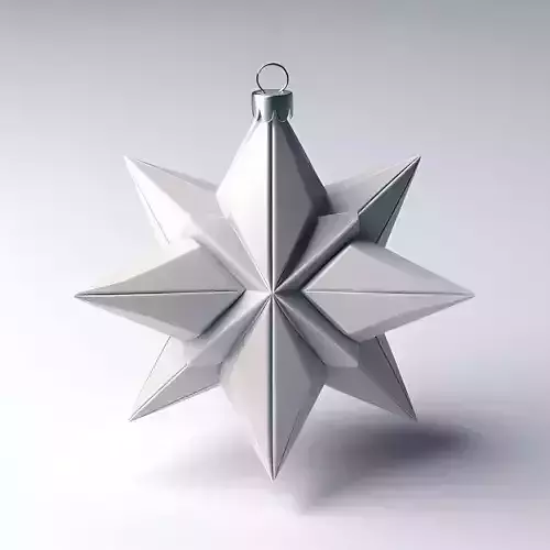 Geometric Star Ornament