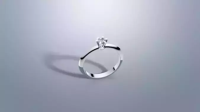 Classic 6 Prong Solitaire Ring