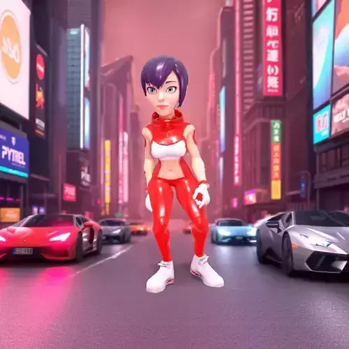 Sporty Character Heroine model pack