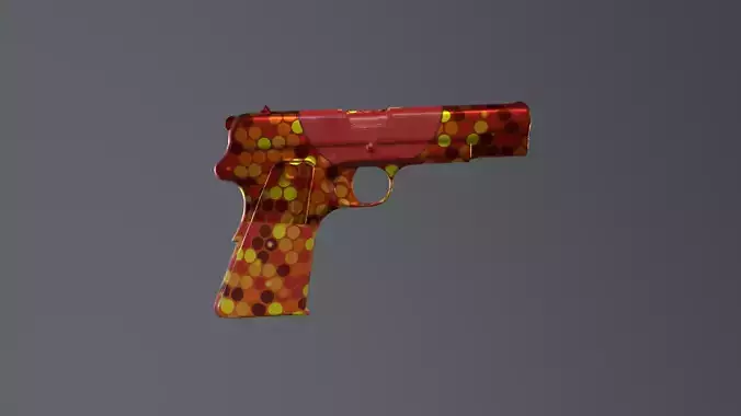 Dragon Scale Pistol - Fantasy Fire Weapon