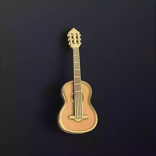 Classic Guitar Pendant
