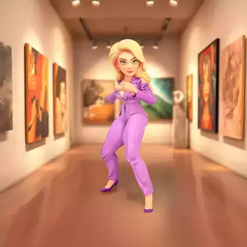 Lavender Businesswoman model pack