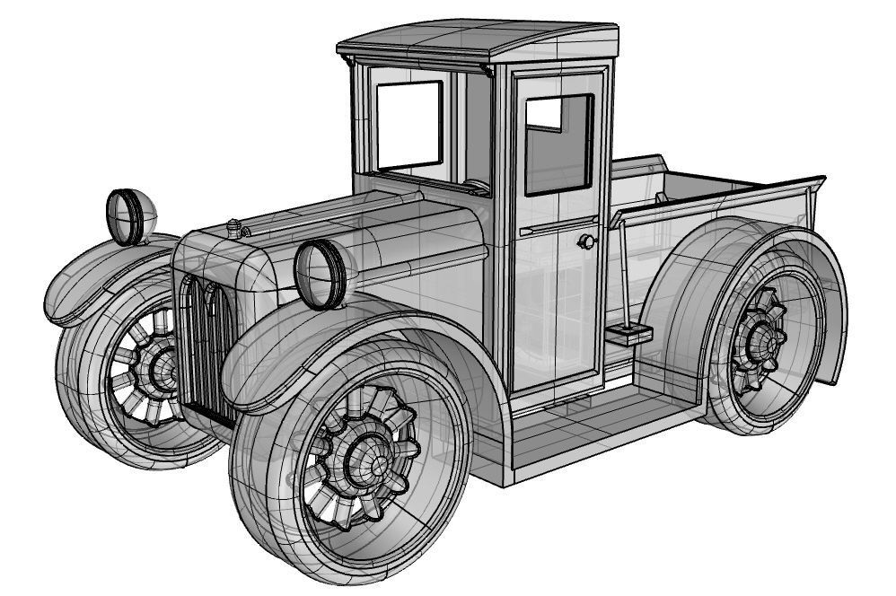 car toy Free 3D model_2