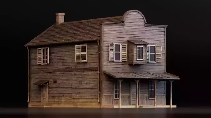 Old Wooden Western House