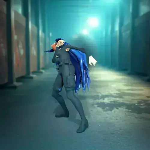 Blue Suit Warrior model pack