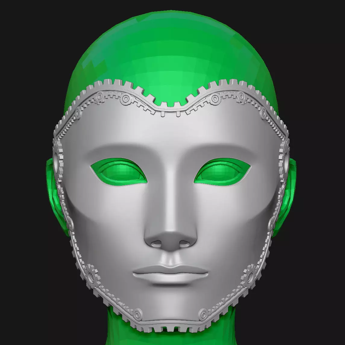 cosplay mask 3D print model