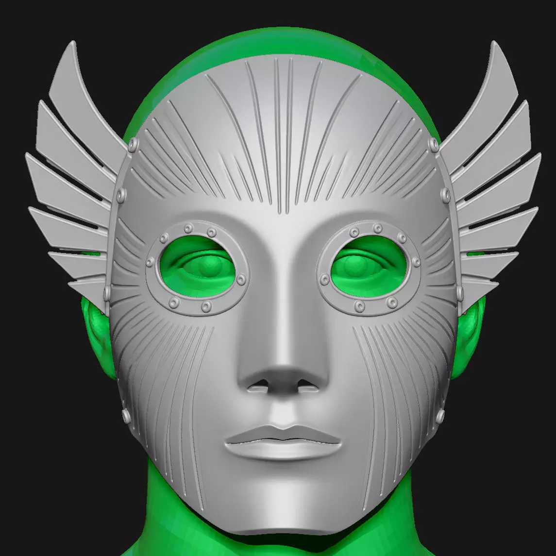 cosplay mask 3D print model