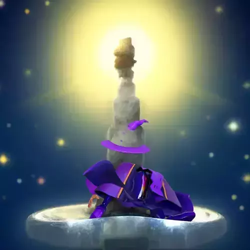 Purple Wizard Character model pack