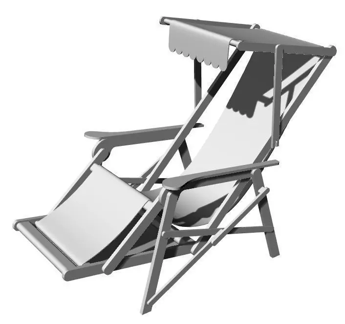 outside chair Free 3D model