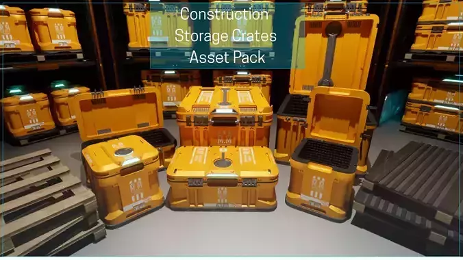 Construction Storage Crates Asset Pack