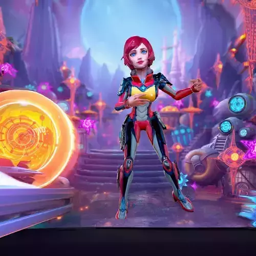 Futuristic Heroine Armor model pack