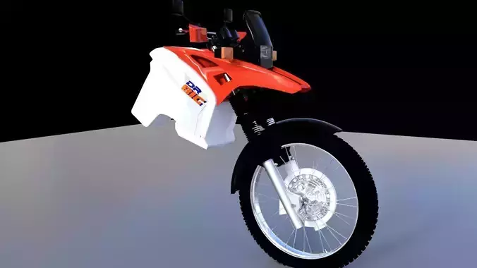 SUZUKI 750 DR Big 3D model