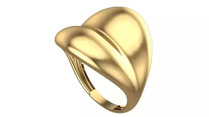 Smooth Plain Band Ring Set-5 Sizes-R01