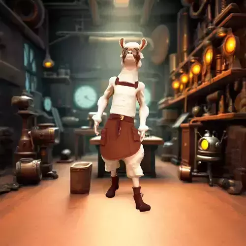 Aviator Llama Character model pack