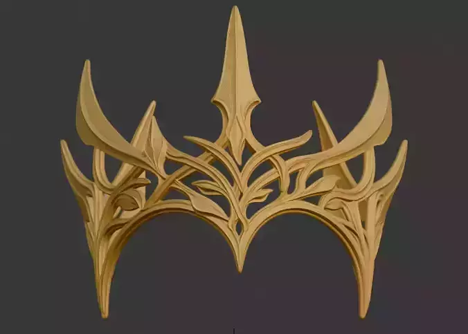 Elven Crown 3D Model