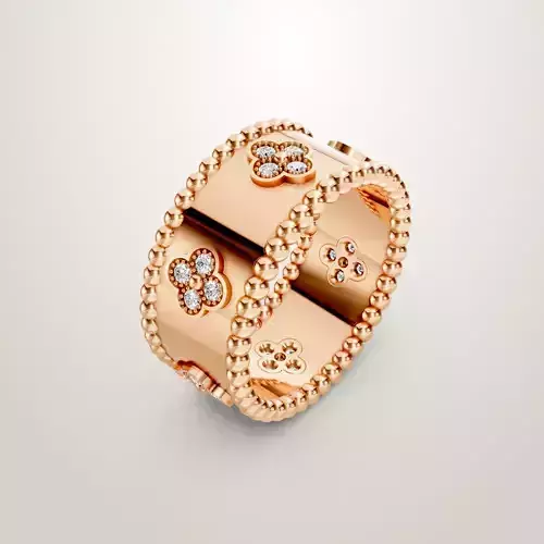 Van Cleef PERLEE CLOVERS RING SZ 13