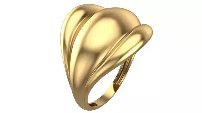 Smooth Plain Band Ring Set-5 Sizes-R04